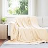 vidaXL Viskab tekid 6 pcs cream 240 x 220 cm Fliis