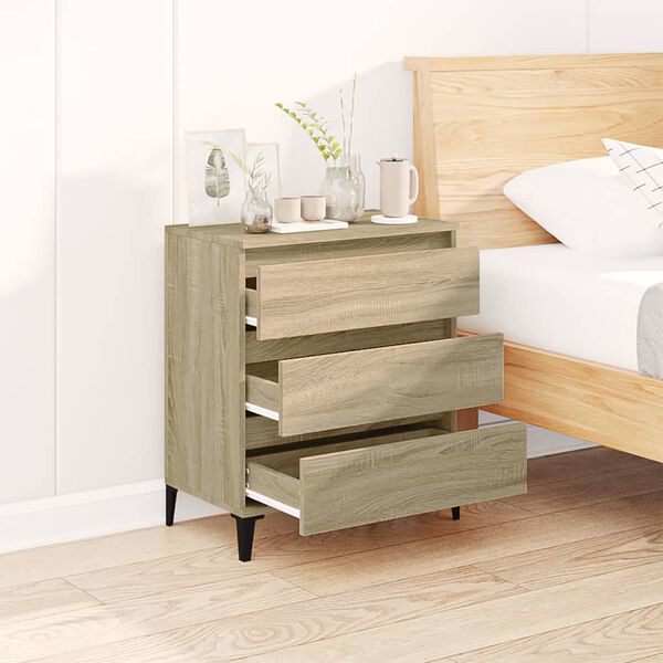 vidaXL puhvetkapp, Sonoma tamm, 60 x 35 x 70 cm, tehispuit