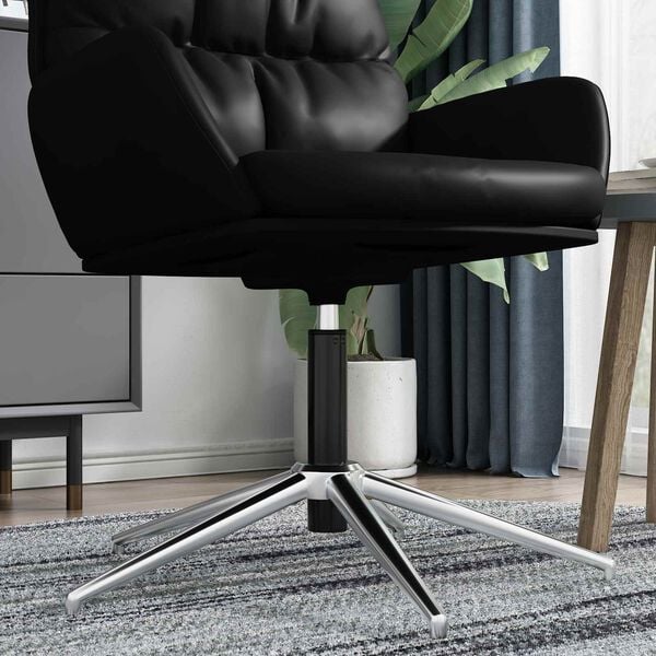 vidaXL Kontori tooli gaasikylinder Must 14 cm Raud