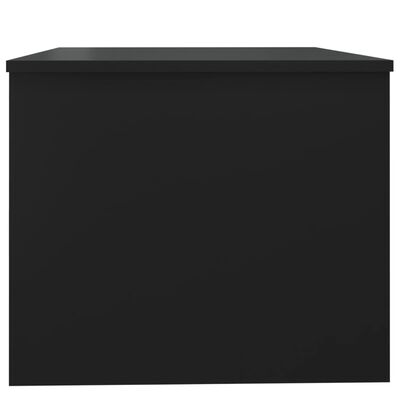 vidaXL kohvilaud, must, 80x50x42,5 cm, tehispuit