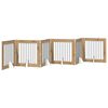 vidaXL Kokkupandav koerte v&auml;rav statiividega 6 pcs Artisan tamm 482 cm