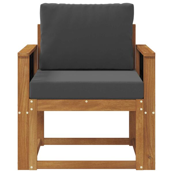 vidaXL &Otilde;uesohva Tugev akaatsiapuit ja pol&uuml;ester Neutraalne