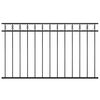 vidaXL aiapaneel ASSEN, teras, 1,7 x 0,8 m, must
