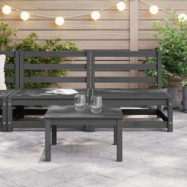 vidaXL aia keskmised diivanid, 2 tk, hall, m&auml;nnipuit