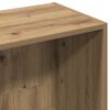 vidaXL raamatukapp Artisan Oak 66x30x130 cm Engineered Wood