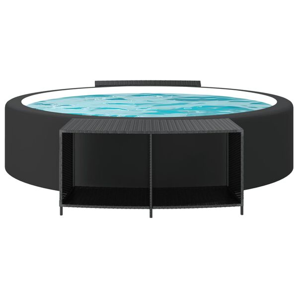 vidaXL hoiuriiulid 2 tk, must, polürotang