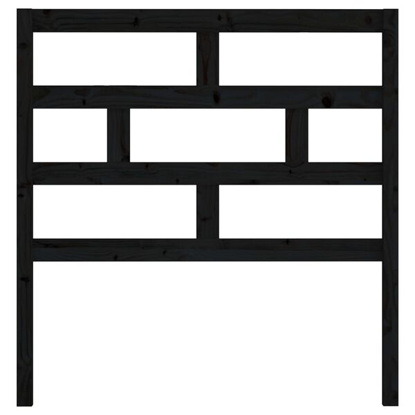 vidaXL voodipeats, must, 106 x 4 x 100 cm, m&auml;nnipuit