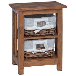 vidaXL K&uuml;lglaud Pruun Mahagonipuit