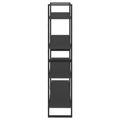 vidaXL 4-korruseline raamaturiiul, 100x30x140 cm, hall, puitlaastplaat