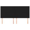 vidaXL peatsiplaat, must, 160 x 5 x 118/128 cm, kangas