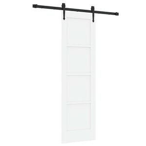 vidaXL Libisev uks ORKDAL Valge 61 x 198,5 cm Tahke m&auml;nd