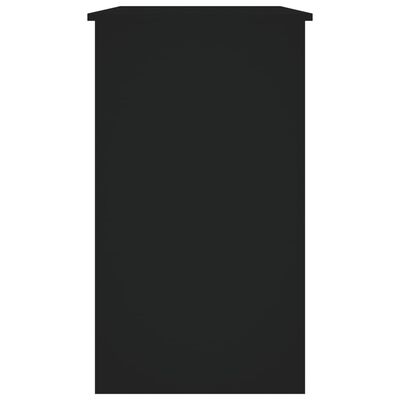 vidaXL kirjutuslaud, must, 90 x 45 x 76 cm, tehispuit