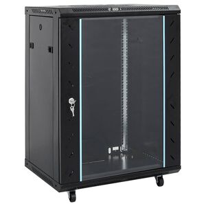 vidaXL 15U v&otilde;rgukapp p&ouml;&ouml;rlevate jalgadega 19" IP20 60x45x86 cm