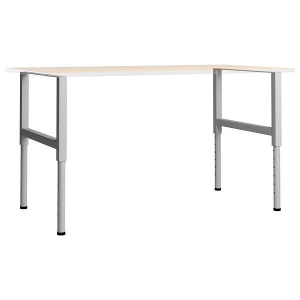 vidaXL reguleeritavad tööpingi raamid 2 tk metall 85x(69–95,5) cm hall