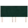 vidaXL peatsiplaat, tumeroheline, 200 x 5 x 118/128 cm, samet