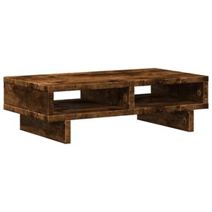 vidaXL monitorialus, suitsutatud tamm, 50x27x15 cm, tehispuit