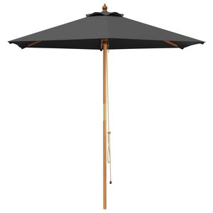vidaXL Aedapara &Oslash; 270 x 248 cm Tugev Eukal&uuml;pti Puit Antratsiit