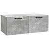 vidaXL Rippuv TV kapp Betoonhall 78,5 x 41 x 30 cm Tehispuit