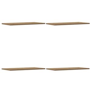 vidaXL seinariiulid 4 tk, k&auml;sit&ouml;&ouml;tamm, 60x30x1,5 cm, tehispuit