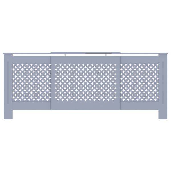 vidaXL MDF radiaatorikate, hall, 205 cm