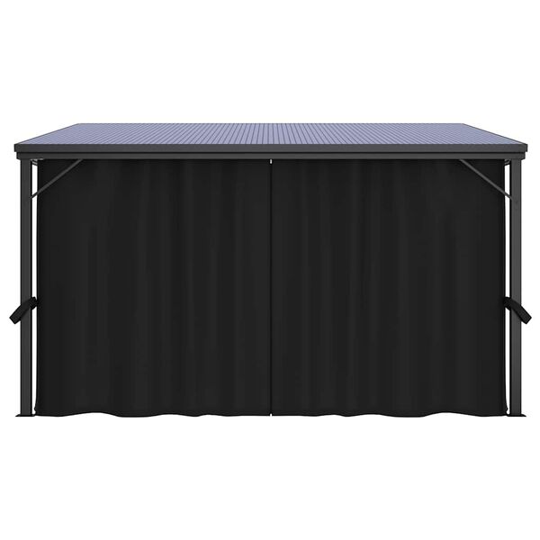 vidaXL varikatus kardinaga 405 x 294 x 244 cm, antratsiithall