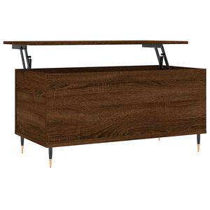 vidaXL kohvilaud, pruun tamm, 90 x 44,5 x 45 cm, tehispuit
