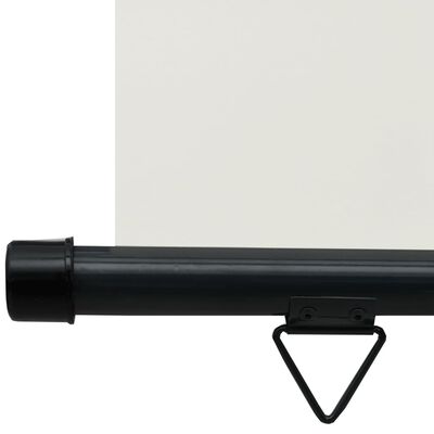 vidaXL rõdu külgsein, 105 x 250 cm, kreemjasvalge