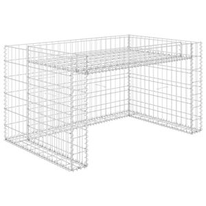vidaXL muruniiduki garaaž taimelavaga 110 x 80 x 60 cm, terastraat