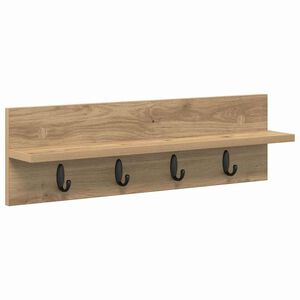 vidaXL Seinale kinnitatav riidepuu K&auml;sit&ouml;&ouml;puu 60 x 10,5 x 18 cm