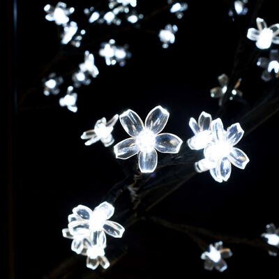 vidaXL jõulupuu 2000 LEDi, külm valge, kirsiõied 500 cm
