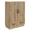 vidaXL K&otilde;ide sahtliga Artisan tamm 66 x 34,5 x 92 cm Tehispuit