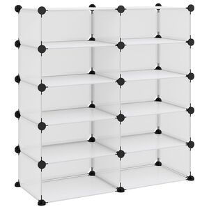 vidaXL kingariiul, l&auml;bipaistev, 84x32x88,5 cm, PP