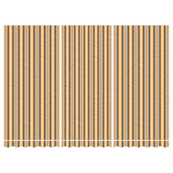vidaXL varikatuse asenduskangas, mitmevärviline, triibuline, 4,5x3 m