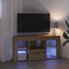 vidaXL Nurgas LED TV kapp K&auml;sit&ouml;&ouml;puu 100 x 40 x 50 cm Tehispuit