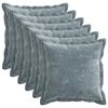 vidaXL Diivanipadi 6 pcs HOUTEN Helesinine 30 x 30 cm &Scaron;en&uuml;&uuml;lfabric