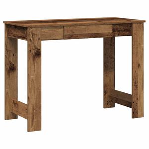 vidaXL kirjutuslaud, vana puit, 100x45x75 cm, tehispuit