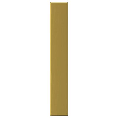 vidaXL kapi käepidemed 20 tk, kuldne, 64 mm, roostevaba teras