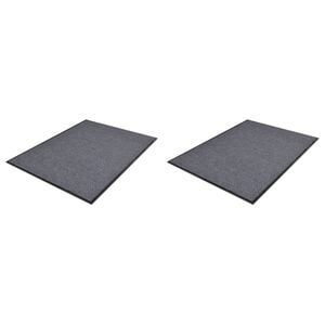 vidaXL uksematid PVC-st 2 tk, hall, 90 x 60 cm