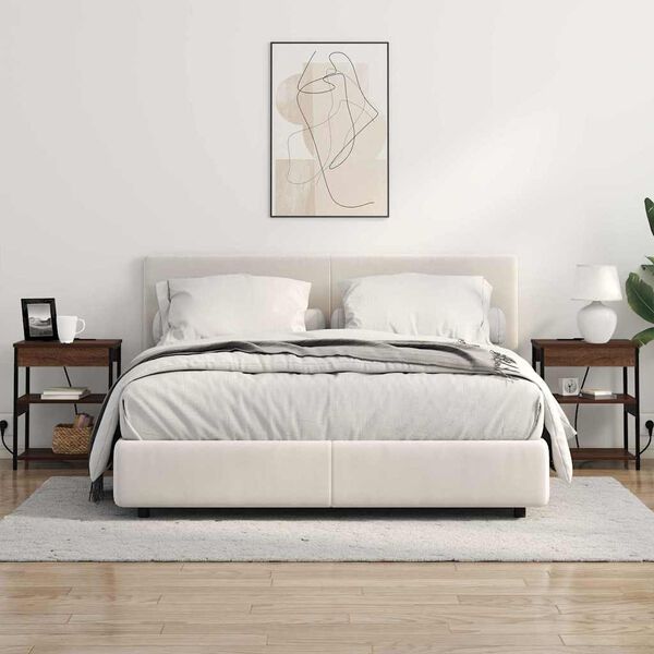 vidaXL &Ouml;&ouml;lambi kapp Pruun tamme 41 x 31 x 51 cm Tehispuit