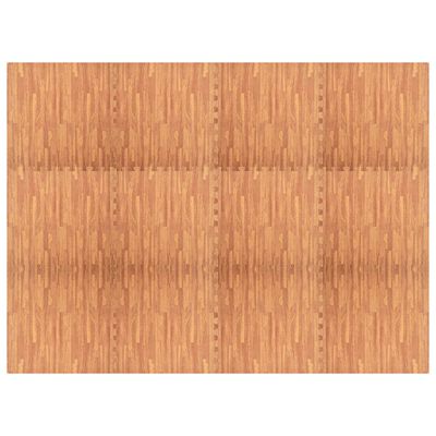 vidaXL põrandamatid 12 tk puidukiud 4,32 ㎡ EVA-vaht