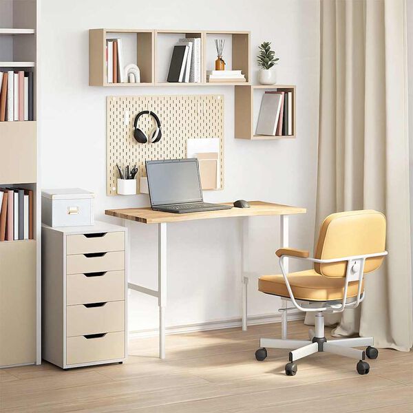 vidaXL lauaplaat, 100x60x2,5 cm, töötlemata toekas tammepuit ristkülik