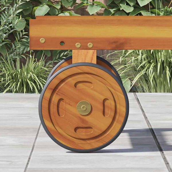 vidaXL Kosmoserattad 2 pcs Pruun 20.5 x 20.5 x 2 cm Tugev akatsiapuu