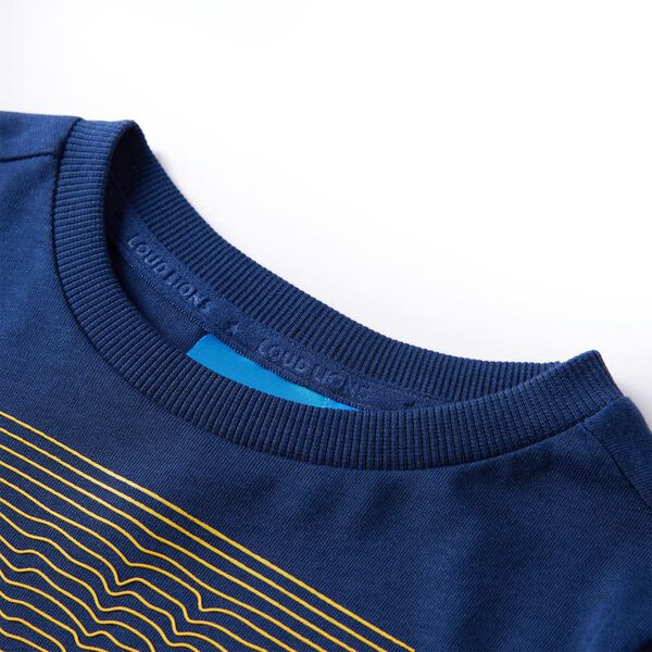 Pikkade varrukatega lastesärk, tumesinine, 104