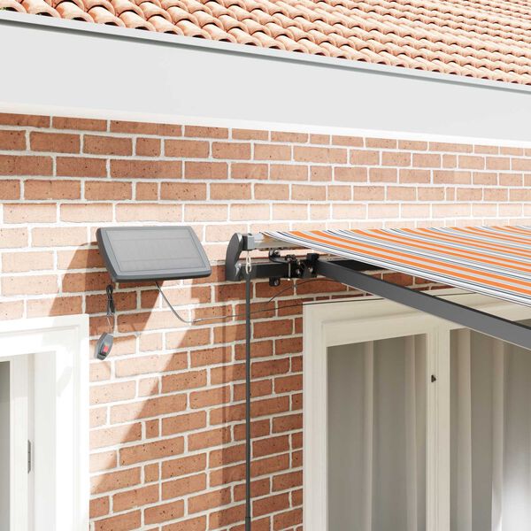 vidaXL K&auml;igukohandatav varikatus Mitmev&auml;rviline 300 x 250 cm kangas