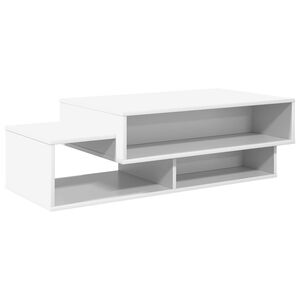 vidaXL Kohvilaud Valge 105 x 50 x 32,5 cm Tehispuit