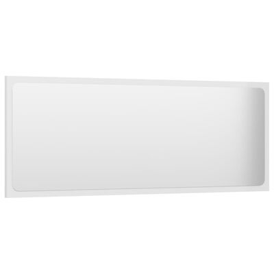 vidaXL vannitoa peeglikapp valge 100x1,5x37 cm puitlaastplaat