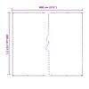vidaXL Tarpaulin L&auml;bipaistev 4 x 8 m PVC