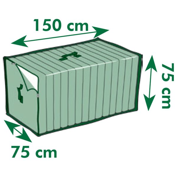 Nature aiamööbli patjade kaitsekate 150x75x75 cm