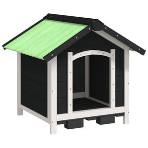 vidaXL koerakuut, hall, 65 x 65 x 61,5 cm, m&auml;nnipuit