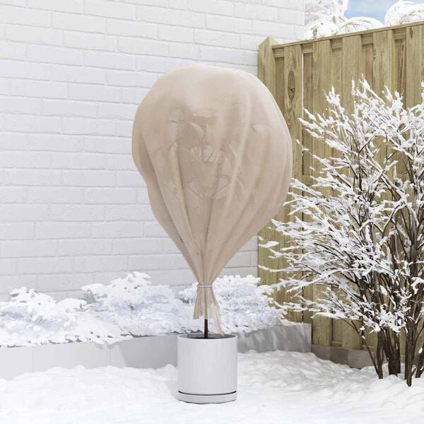 vidaXL K&uuml;lmakaitse taime fleece Beež 50 x 3,2 m Mitte-kootud kangas